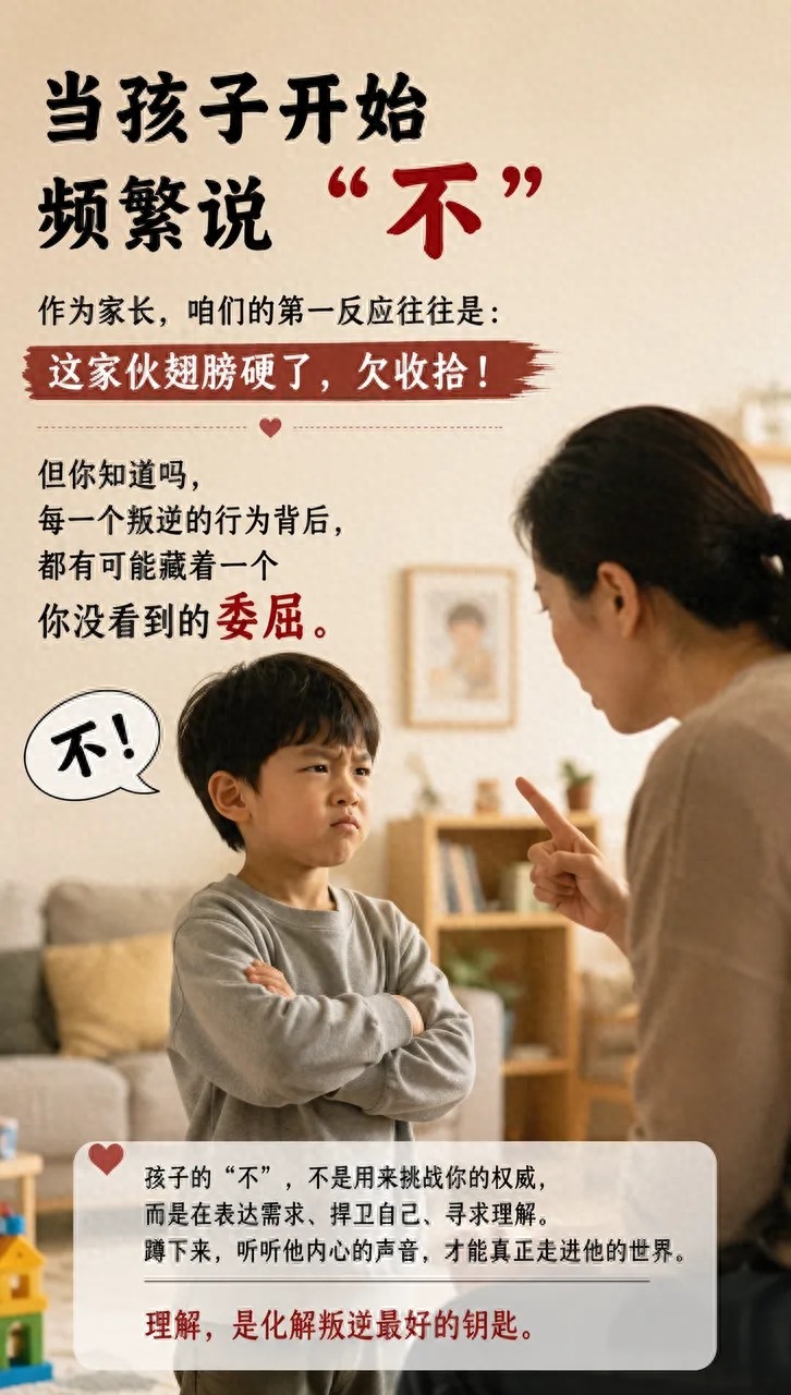 这届孩子为什么总跟你对着干？3个场景帮你搞定小倔驴