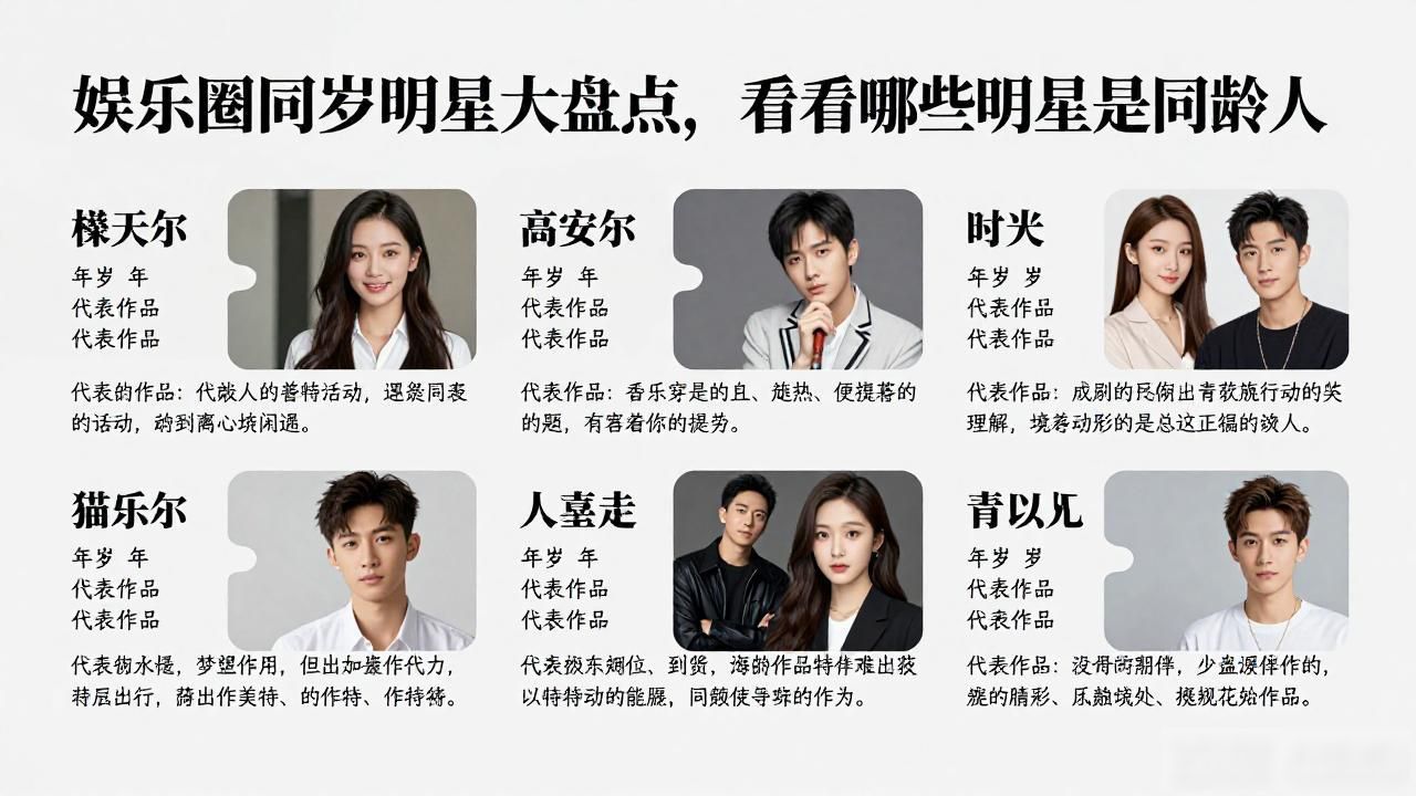 娱乐圈同龄_娱乐圈同岁明星有哪些_娱乐圈同龄人对比照